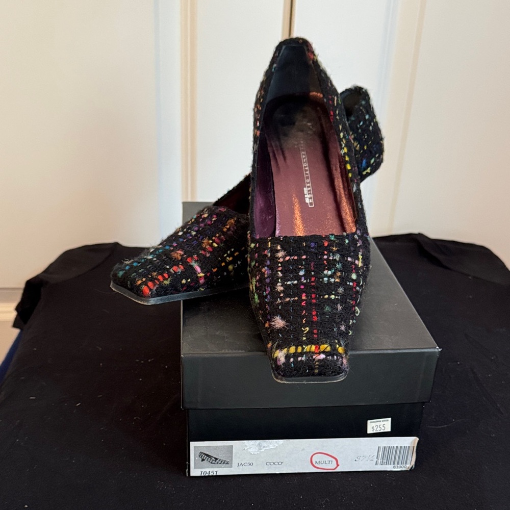 Giuseppe Zanittu Chic Multicolor Tweed Women's Shoes